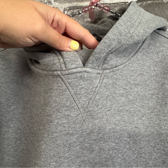 Lululemon All Yours Hoodie Fleece Heathered Core Medium Grey sweatshirt - Picture 5 of 11
